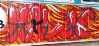 Wandgestaltung mit Graffiti, Kerstin Dähne