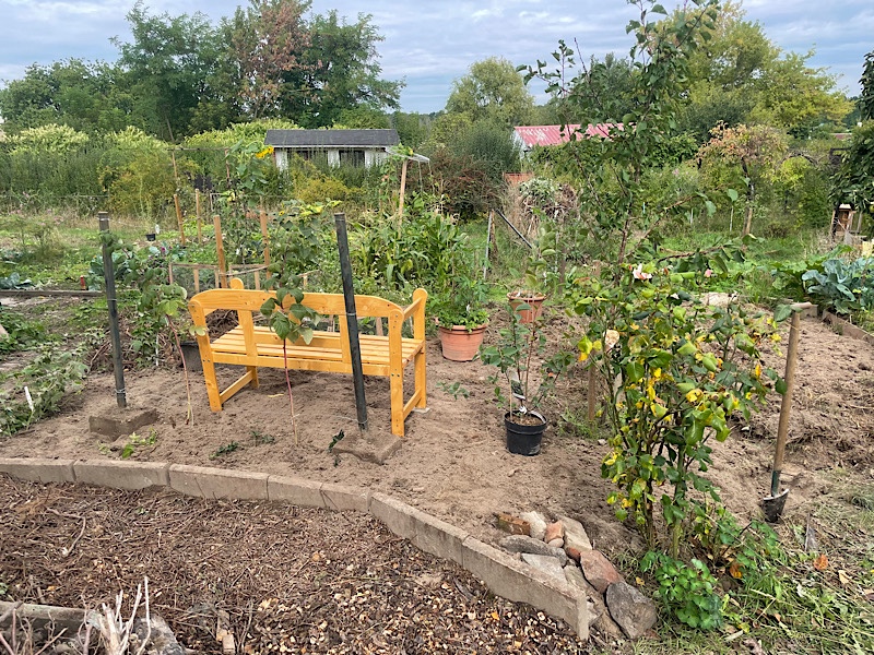 Erfahrungen sammeln und wachsen – mein Jahresrückblick 2022,
Naturgarten, Permakultur, Kerstin Dähne,
Neuanlage nach Permakultur