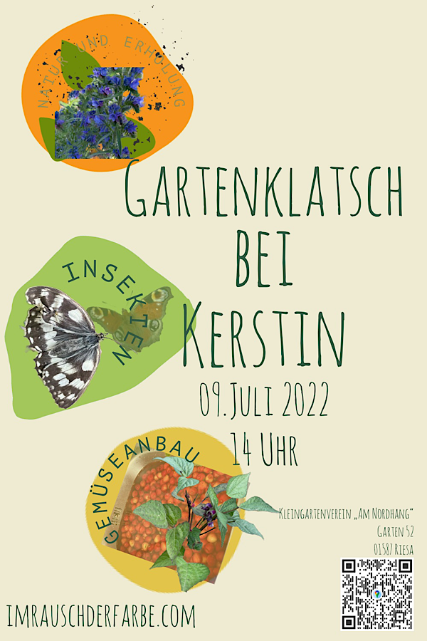 Erfahrungen sammeln und wachsen – mein Jahresrückblick 2022,
Einladung Gartenklatsch