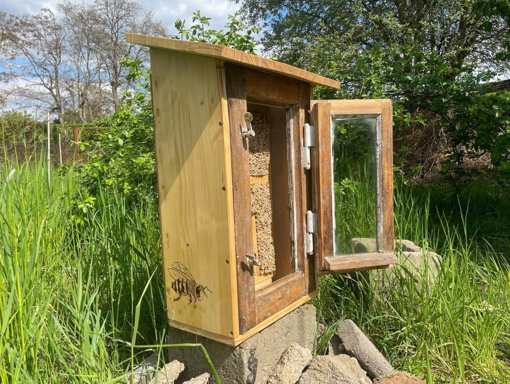Nisthilfe für Wildbienen