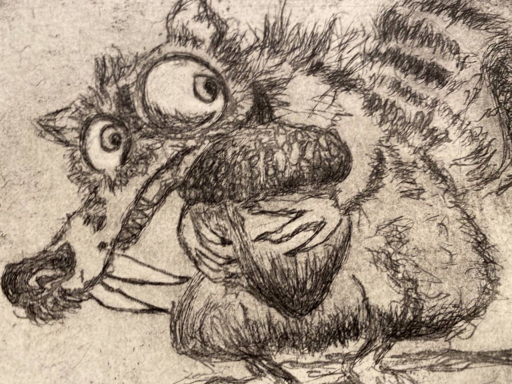 Kunst geht in Gärten
Radierung von Heidi Göhler
